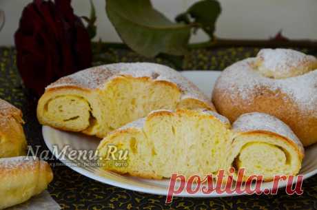 Испанские булочки с заварным кремом, рецепт