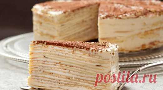 Такого торта вы еще не пробовали. «Крепвиль» — не просто вкусный, а самый вкусный в мире Готовится торт достаточно просто, а получается просто изумительным.