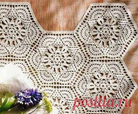 Красивый шестиугольный мотив | Искусница