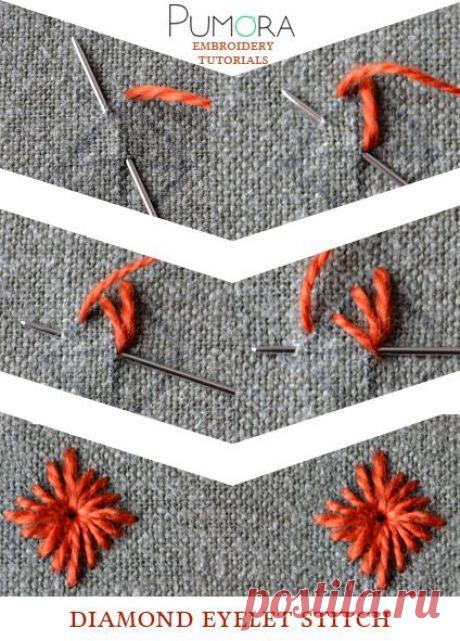 Приемы вышивки гладью — DIYIdeas