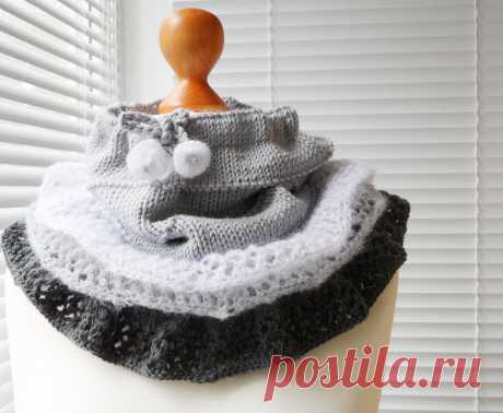 Шарф-снуд Parijanka / KNITLY.com - блог о рукоделии, мастерклассы