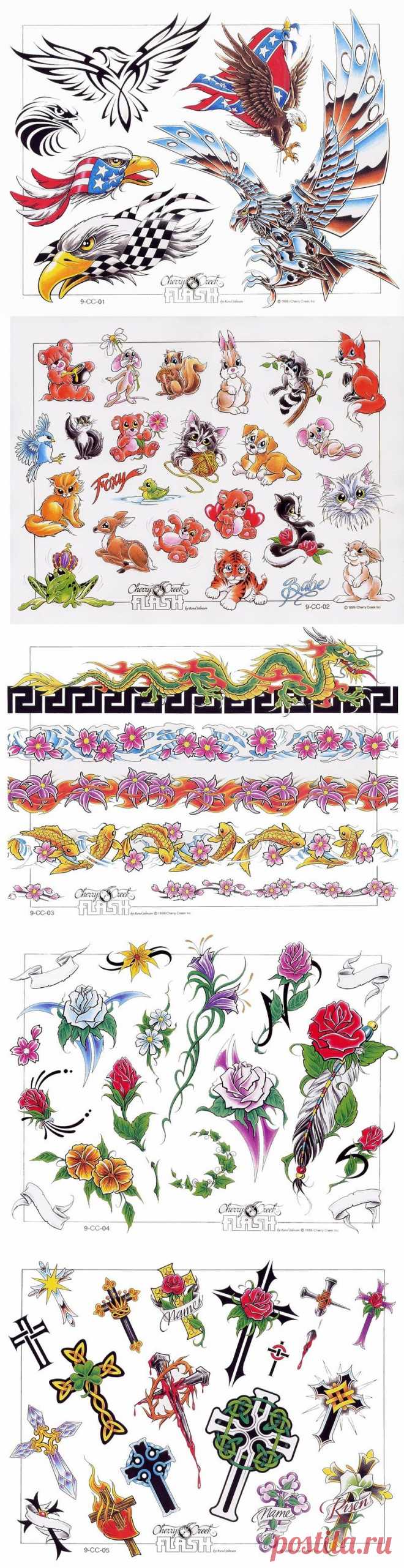 Tatoo Designes - эскизы и трафареты для творчества и рукоделия