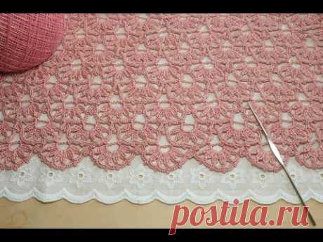 Идеальный УЗОР ДЛЯ ЮБКИ вязание крючком мастер-класс crochet pattern for skirt