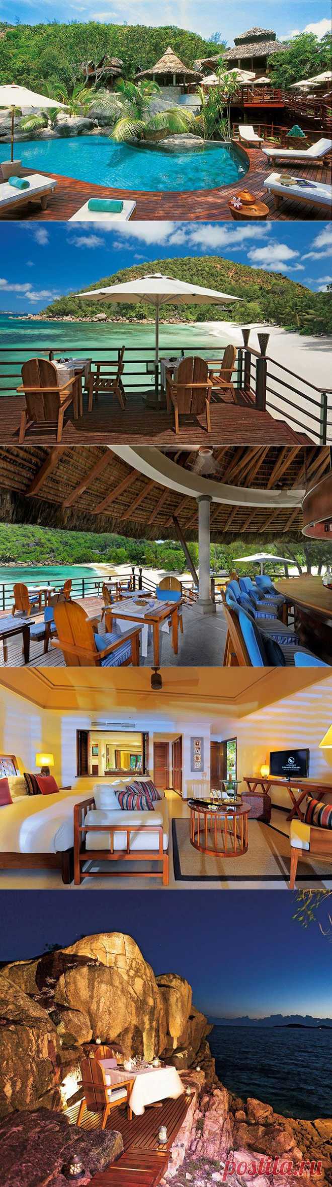 Роскошный отель на Сейшелах.