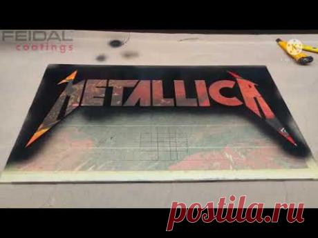 Создание эксклюзивных интерьерных картин! #Metakllica! С материалами FEIDAL!