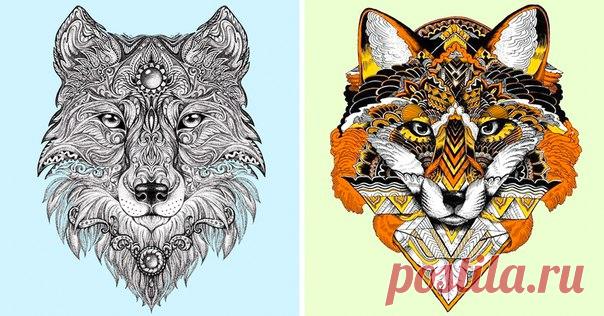 10 совершенно крутых раскрасок для взрослых: ↪ Ох, сейчас как распечатаю и засяду! ✏