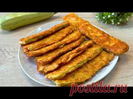 Кабачки вкуснее мяса, никто не верит, что я их так легко и вкусно готовлю