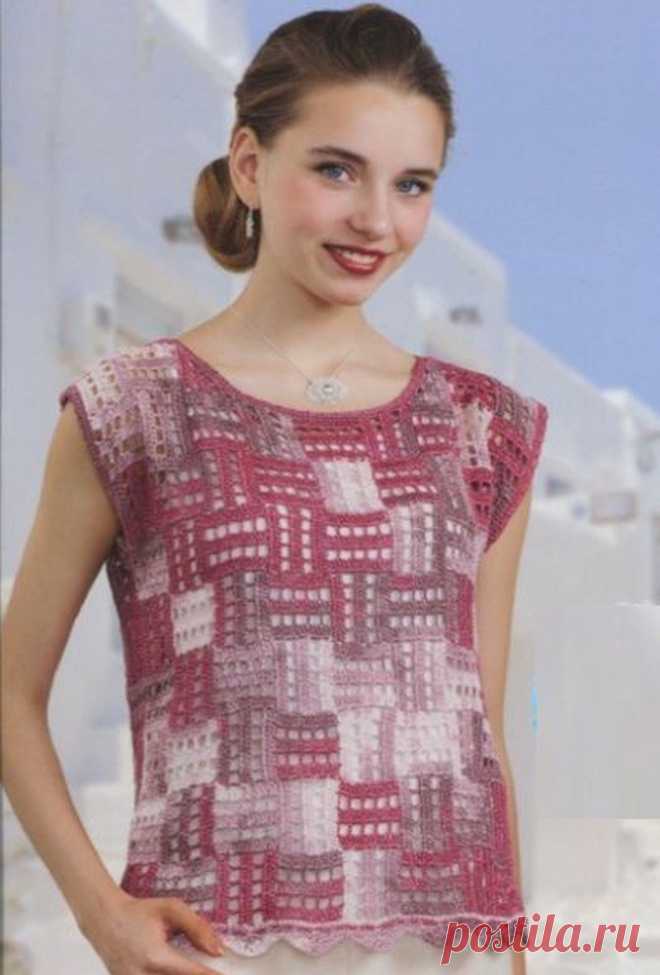 1638 - майки, топи - В'язання для жінок - Каталог статей - Md.Crochet