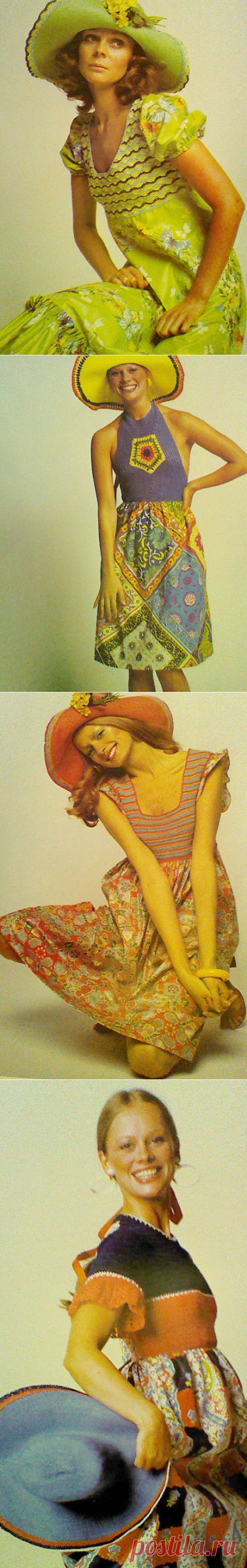 Four 4 Vintage Crochet Women's Top Patterns от MAMASPATTERNS