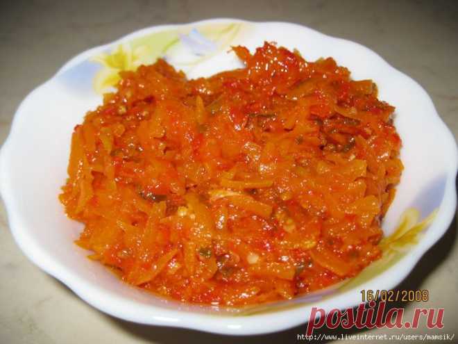 Зимний салат из моркови "Объеденье". Наш домашний рецепт