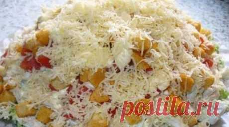 Салат с пекинской капустой и курицей - полезные рецепты для вашей семьи - Салаты | Люблю готовить