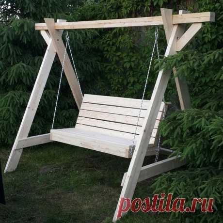 Качель на даче
