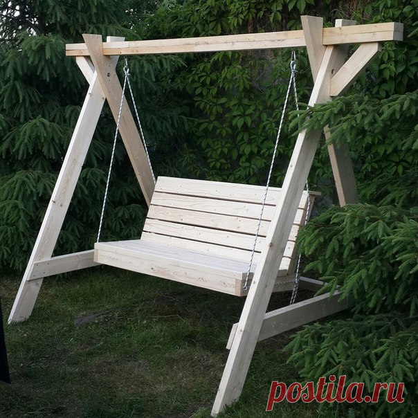 Качель на даче