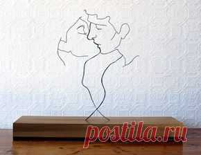 Скульптуры из проволоки