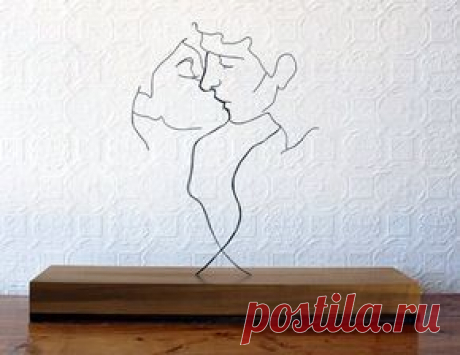 Скульптуры из проволоки