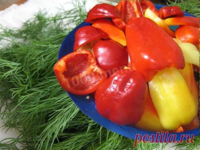Перец болгарский консервированный рецепт с фото - 1000.menu