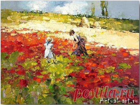 Алексей Зайцев и его слово в мастихине | Actual-art.ru