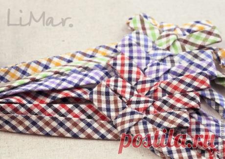 Секрет создания косой бейки — с помощью одной только иголки.