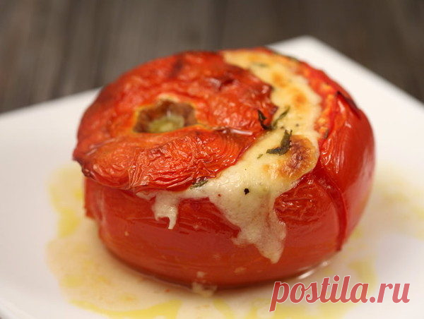 Помидоры, фаршированные мясом и баклажанами