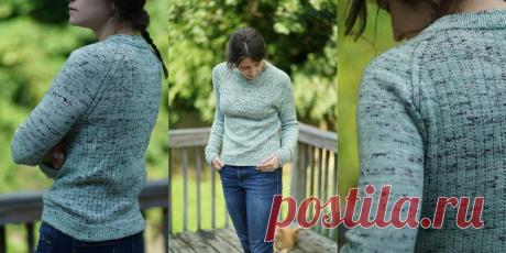 Базовый пуловер реглан Carlisle Raglan - Вяжи.ру