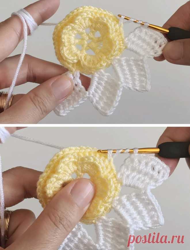 Crochet flowers are very beautiful for decoration.  Did you like it?🌼🌺🌼
PATTERN: 
#crochet
#crochetting