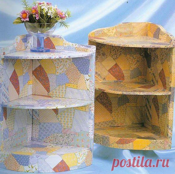 Комод и полочка из картона - Бумаготворчество