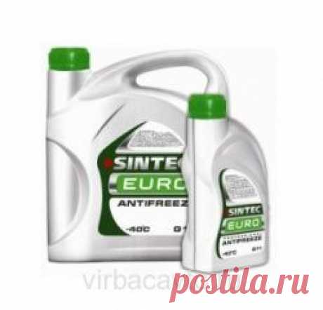 Антифриз EURO (G11) зеленый SINTEC (10л) - Ростов - интернет магазин VIRBACauto