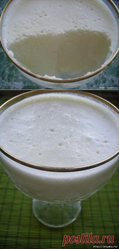 Молочный диетический десерт - &quot;теплое мороженое&quot;.