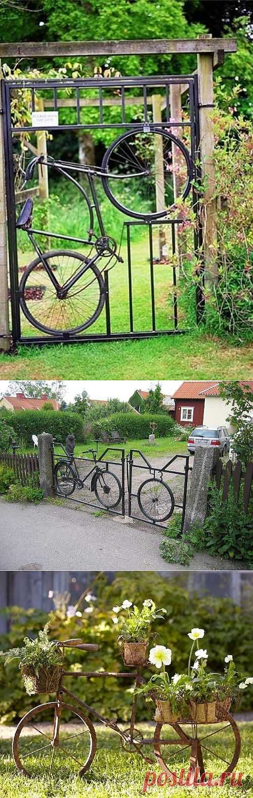 Велосипед в саду (подборка) / Авто Мото Вело / Модный сайт о стильной переделке одежды и интерьера