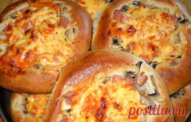 Мини - пицца дрожжевая впрок, очень вкусно