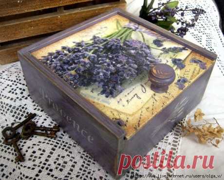 Декупаж из интернета.