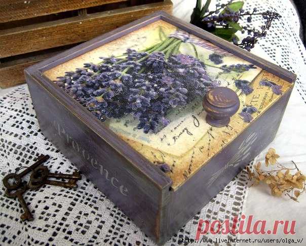 Декупаж из интернета.