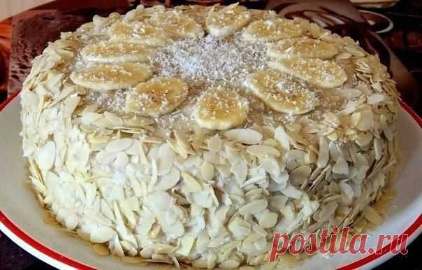 БАНАНОВЫЙ ТОРТ