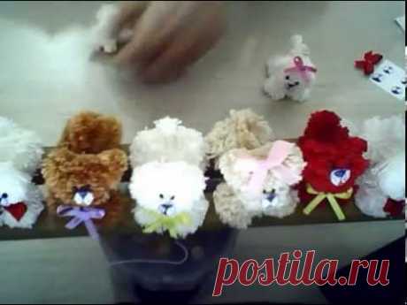 PAP DE COMO FAZER CACHORRINHO DE POMPOM