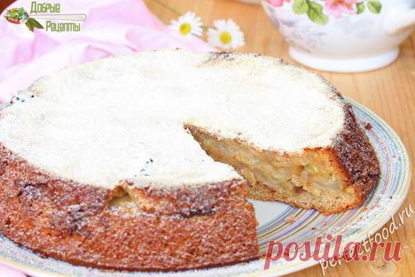 Постная шарлотка с яблоками без яиц - рецепт с фото и ВИДЕО. Пирог шарлотка с яблоками без кефира | Добрые вегетарианские рецепты с фото и видео