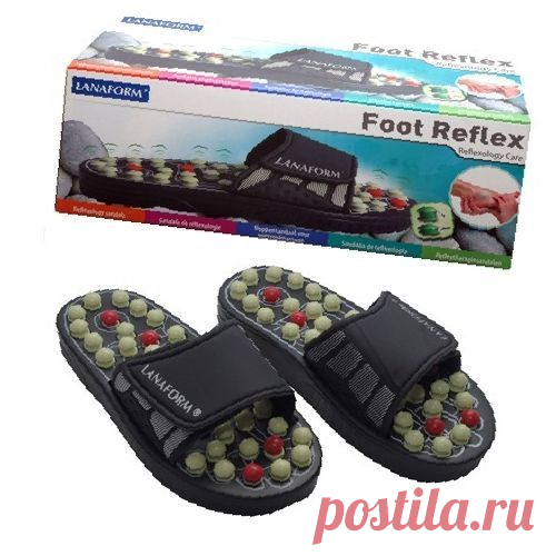 Купить тапочки массажно рефлекторные Foot Reflex в Москве. Цена, отзывы и характеристики в интернет магазине Shop-Zdorovye.ru