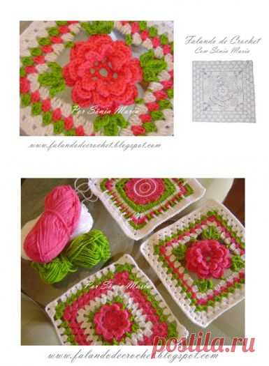 Красивые мотивы крючком. Бабушкины квадраты крючком | Домоводство для всей семьи