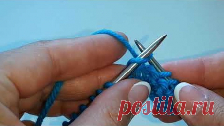 Раппорт 1 ряд. Шикарный Узор спицами для начинающих
