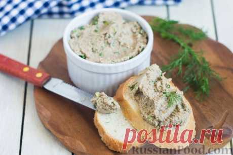 Рецепт: Паштет из баклажанов с грецкими орехами и зеленью на RussianFood.com