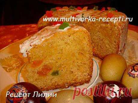 Куличи с апельсиновым сиропом в мультиварке |