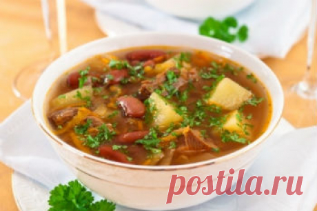 Как приготовить постные щи с фасолью - Постный суп от 1001 ЕДА вкусные рецепты с фото!