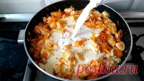 Когда не знаю что приготовить на УЖИН всегда готовлю это простое блюдо,