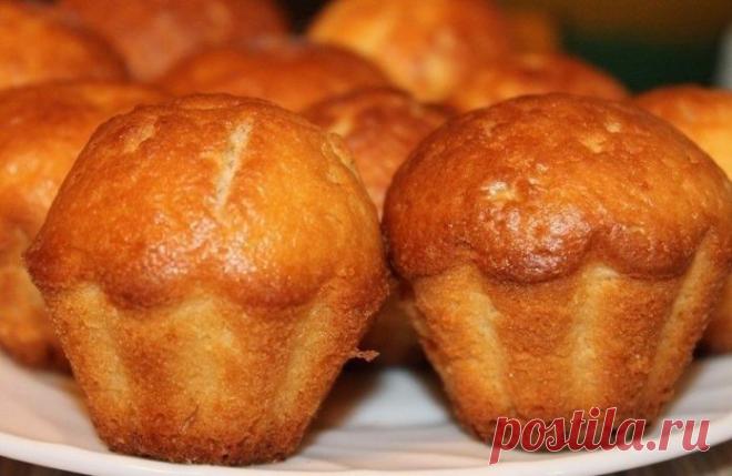 Нежные, тающие во рту кексики на сметане | Таки Вкусно