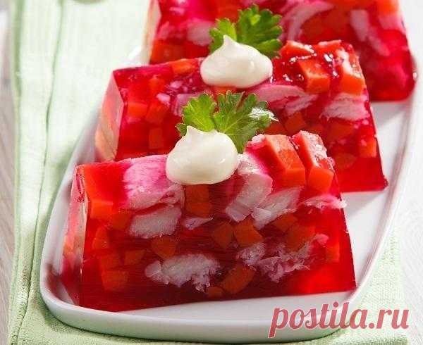 Заливное: 12 рецептов с мясом, рыбой и овощами / заливное / 7dach.ru
