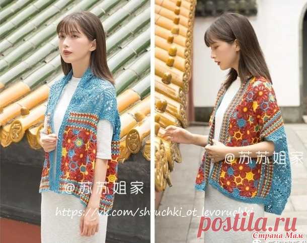 Жилет - накидка - Все в ажуре... (вязание крючком) - Страна Мам