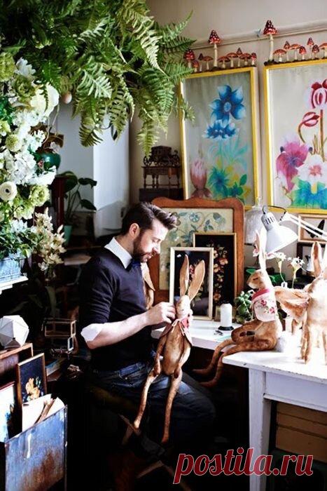 Мужчины в рукоделии. Сказочные текстильные игрушки Мистера Финча | Шью, вяжу и не тужу | Яндекс Дзен