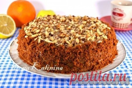 Торт &quot;Рыжик&quot; в мультиварке