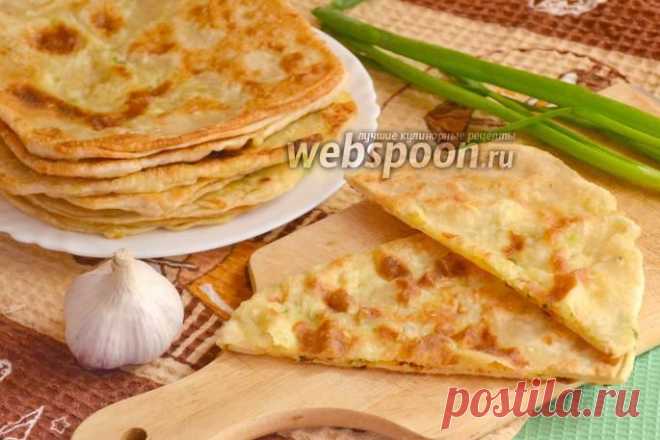 Псевдослоёные лепёшки с сыром