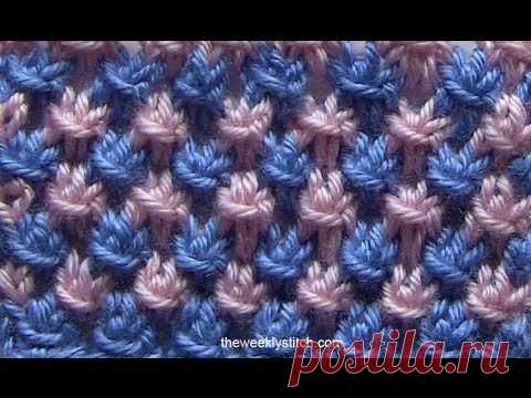 Узор спицами