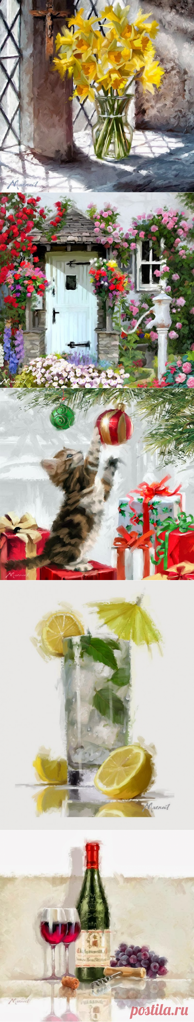 ✨ Британский художник Richard Macneil
